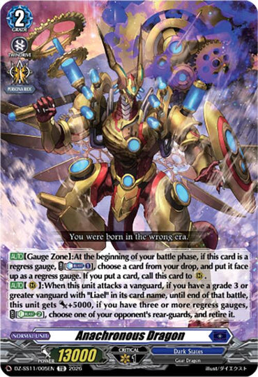 Anachronous Dragon (DZ-SS11/005EN) [Master Deckset -Hikari Myodo-]