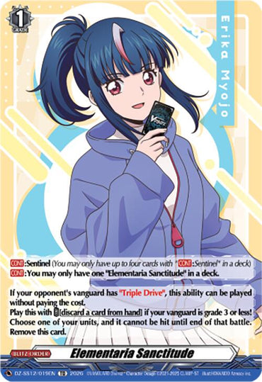 Elementaria Sanctitude (DZ-SS12/019EN) [Master Deckset -Erika Myojo-]