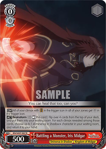 Battling a Monster, Iris Midgar (EIS/SX07-047) [The Eminence in Shadow]