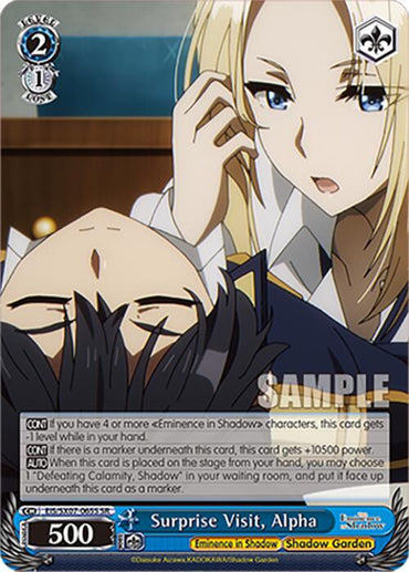 Surprise Visit, Alpha (EIS/SX07-065S) [The Eminence in Shadow]