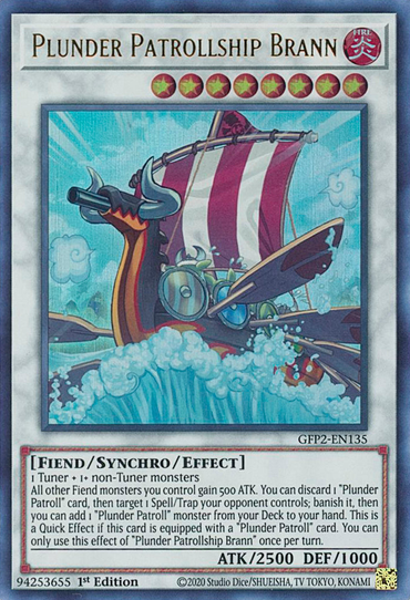 Plunder Patrollship Brann [GFP2-EN135] Ultra Rare