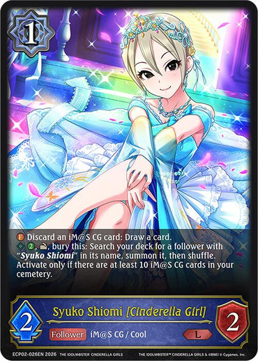 Syuko Shiomi [Cinderella Girl] (ECP02-026EN) [THE IDOLM@STER CINDERELLA GIRLS EX Crossover Set]