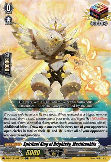 Spiritual King of Brightsky, Meridzanblia (DZ-BT13/027EN) [Parallactic Clash]