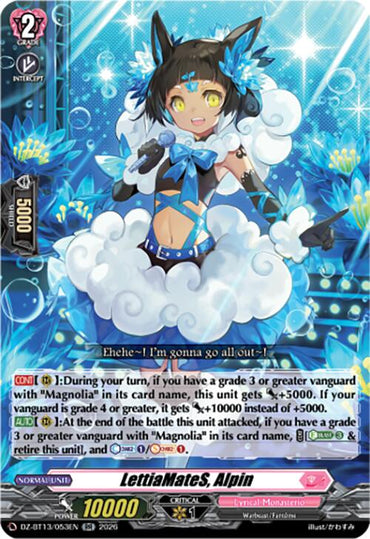 LettiaMateS, Alpin (DZ-BT13/053EN) [Parallactic Clash]