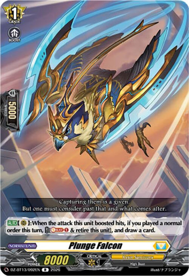 Plunge Falcon (DZ-BT13/092EN) [Parallactic Clash]