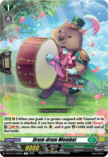 Drum-drum Wombat (DZ-BT13/096EN) [Parallactic Clash]