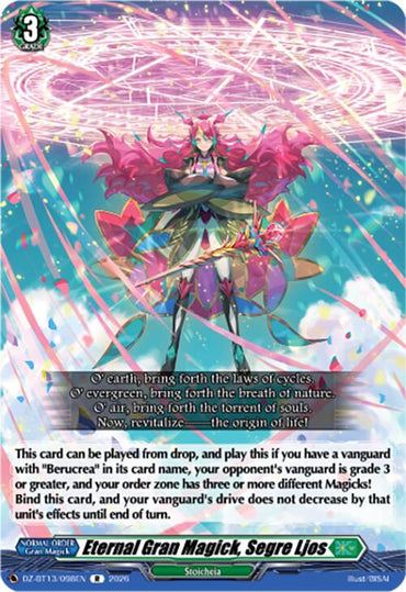 Eternal Gran Magick, Segre Ljos (DZ-BT13/098EN) [Parallactic Clash]