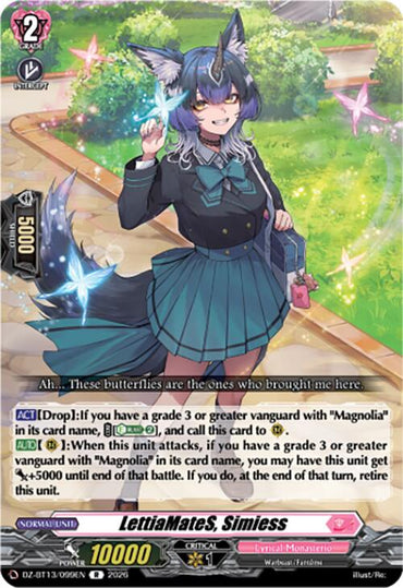 LettiaMateS, Simiess (DZ-BT13/099EN) [Parallactic Clash]