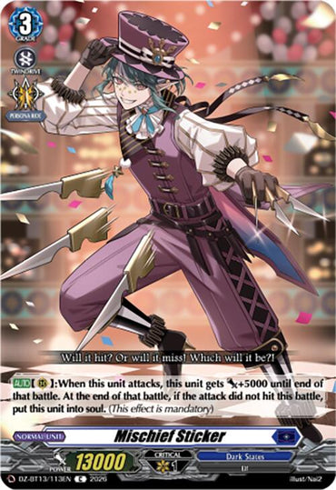 Mischief Sticker (DZ-BT13/113EN) [Parallactic Clash]