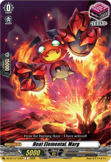 Heat Elemental, Marg (DZ-BT13/153EN) [Parallactic Clash]