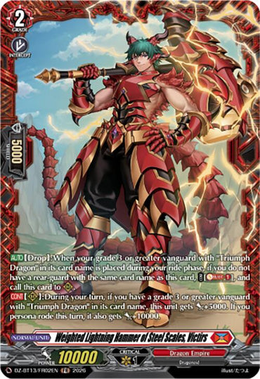 Weighted Lightning Hammer of Steel Scales, Victirs (DZ-BT13/FR02EN) [Parallactic Clash]
