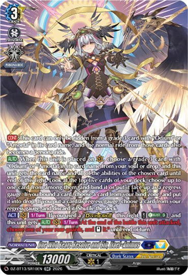 One Who Bears Resolve and Sin, Liael=Animus (DZ-BT13/SR10EN) [Parallactic Clash]