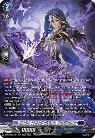 Mage of Self-virtue, Zelriteous (DZ-BT13/SR12EN) [Parallactic Clash]