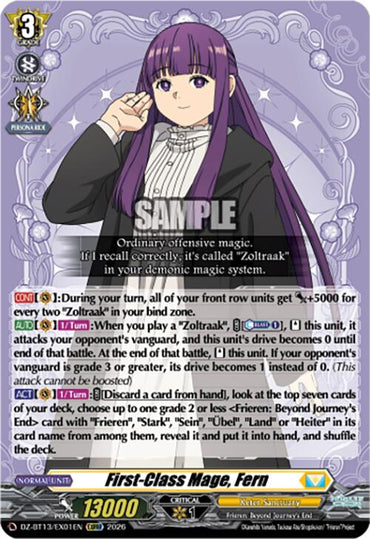 First-Class Mage, Fern (DZ-BT13/EX01EN) [Parallactic Clash]