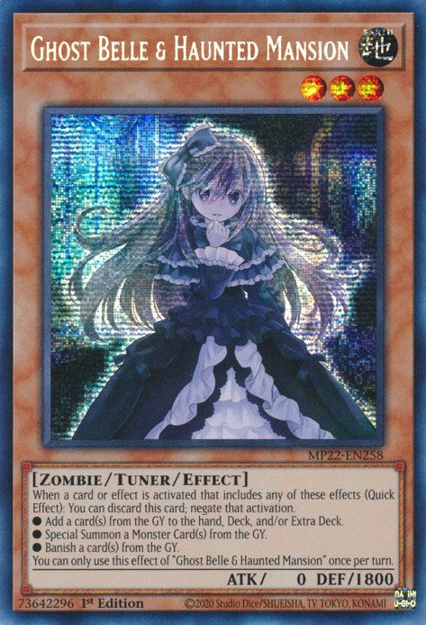 Ghost Belle & Haunted Mansion [MP22-EN258] Prismatic Secret Rare