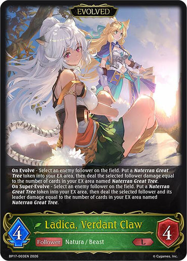 Ladica, Verdant Claw (Evolved) (BP17-003EN) [Convergent Destinies]