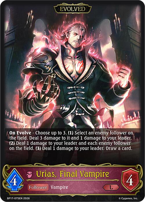 Urias, Final Vampire (Evolved) (BP17-075EN) [Convergent Destinies]