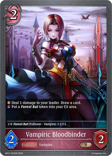Vampiric Bloodbinder (BP17-087EN) [Convergent Destinies]