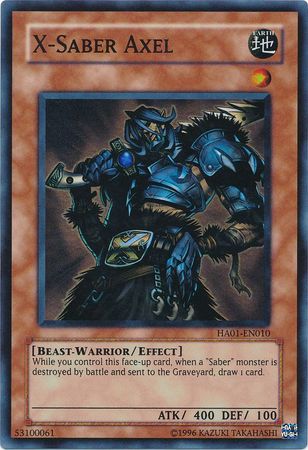yugioh axel deck X-Saber Axel [HA01-EN010] Super Rare