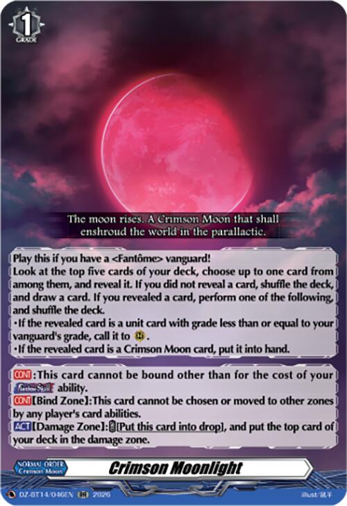 Crimson Moonlight (DZ-BT14/046EN) [Envoys of the Crimson Moon]