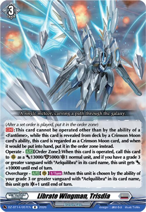 Librate Wingman, Trisdia (DZ-BT14/057EN) [Envoys of the Crimson Moon]