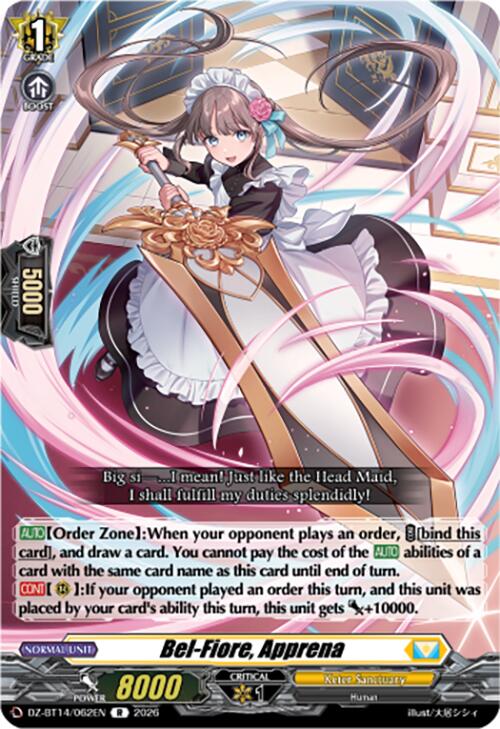 Bel-Fiore, Apprena (DZ-BT14/062EN) [Envoys of the Crimson Moon]