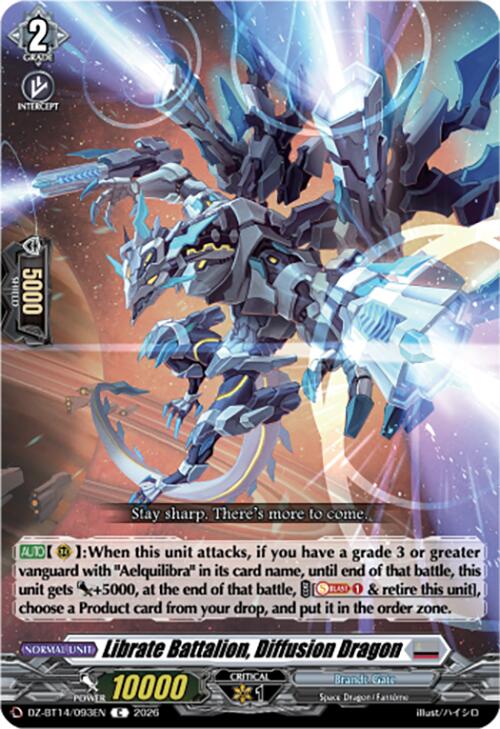 Librate Battalion, Diffusion Dragon (DZ-BT14/093EN) [Envoys of the Crimson Moon]
