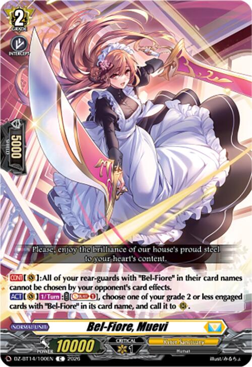 Bel-Fiore, Muevi (DZ-BT14/100EN) [Envoys of the Crimson Moon]