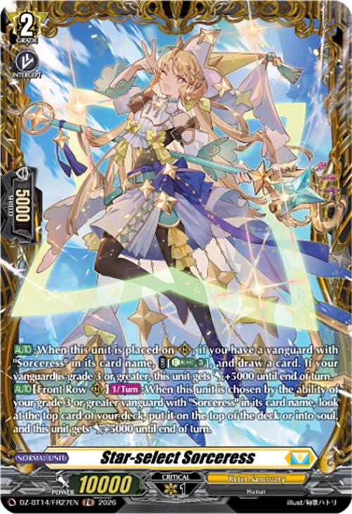 Star-select Sorceress (DZ-BT14/FR27EN) [Envoys of the Crimson Moon]