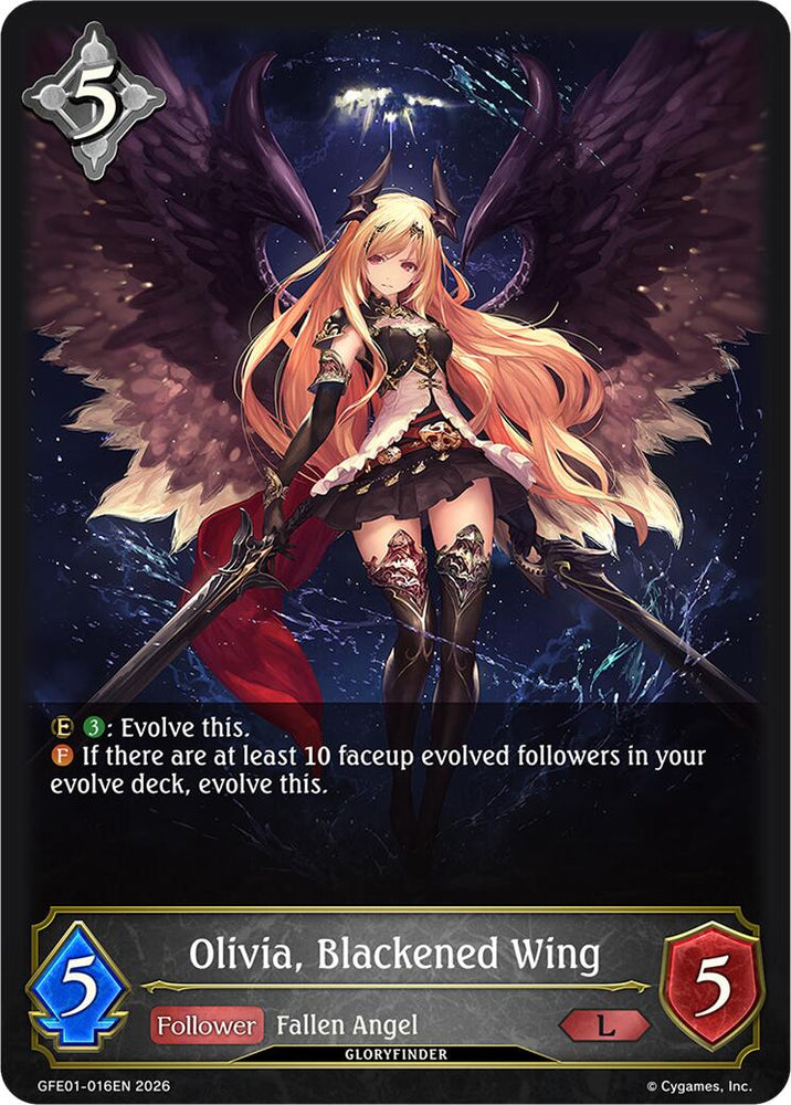 Olivia, Blackened Wing (GFE01-016EN) [Gloryfinder Events]