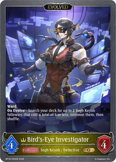 Bird's-Eye Investigator (Evolved) (BP18-025EN) [Neometropolis]