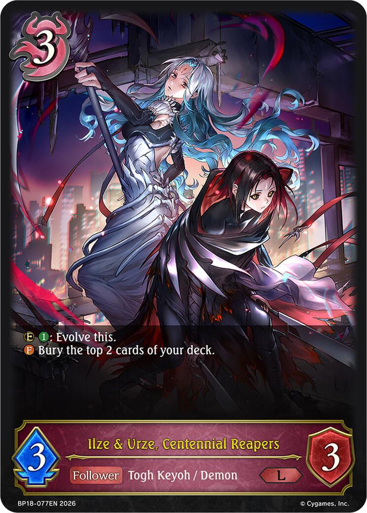 Ilze & Urze, Centennial Reapers (BP18-077EN) [Neometropolis]