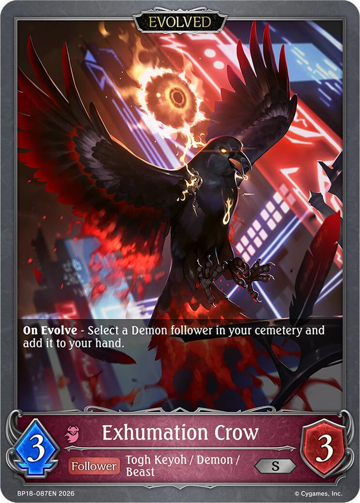 Exhumation Crow (Evolved) (BP18-087EN) [Neometropolis]