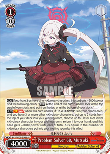 Problem Solver 68, Mutsuki (SR) (BAV/W129-E043S) [Blue Archive The Animation]
