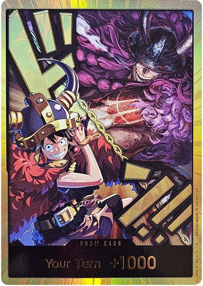 DON!! Card (Alternate Art) (Luffy and Loki) (Gold) [The World's Strongest Warriors]