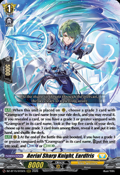Aerial Sharp Knight, Eardfris (DZ-BT15/015EN) [Strike of Illusionary Shadows]