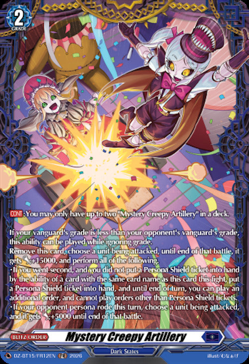 Mystery Creepy Artillery (DZ-BT15/FR12EN) [Strike of Illusionary Shadows]