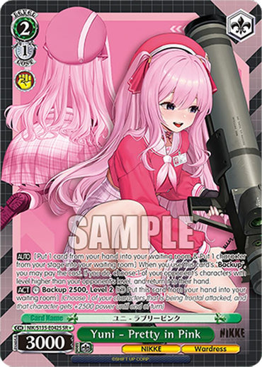 Yuni - Pretty in Pink (NIK/S135-E042S) (SR) [GODDESS OF VICTORY: NIKKE Vol.2]