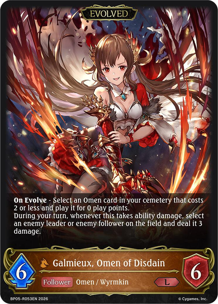 Galmieux, Omen of Disdain (Evolved) (BP05-R053EN) [Eightfold Retribution]