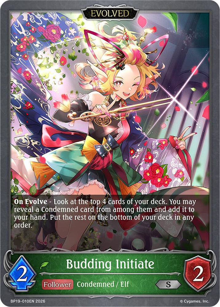 Budding Initiate (Evolved) (BP19-010EN) [Eightfold Retribution]