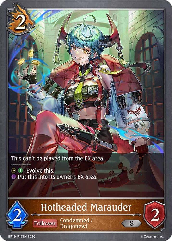 Hotheaded Marauder - P17EN (Foil) (BP19-P17EN) [Eightfold Retribution]
