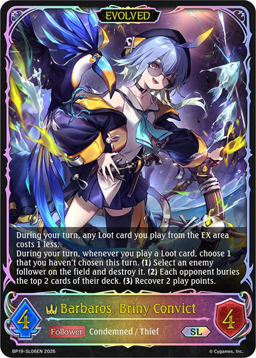 Barbaros, Briny Convict (Evolved) (BP19-SL06EN) [Eightfold Retribution]