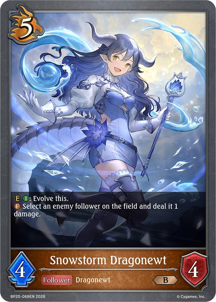 Snowstorm Dragonewt (BP20-068EN) [Omens and Heirs]