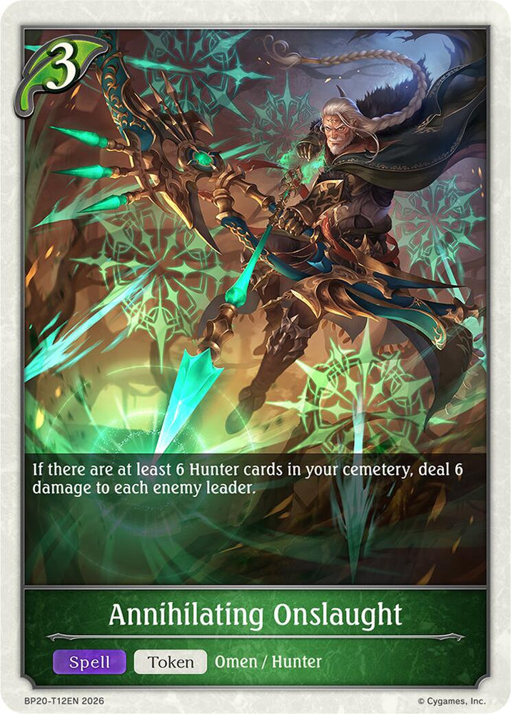 Annihilating Onslaught (BP20-T12EN) [Omens and Heirs]