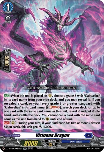 Virtuous Dragon (DZ-BT16/025EN) [Parallactic Dawn]