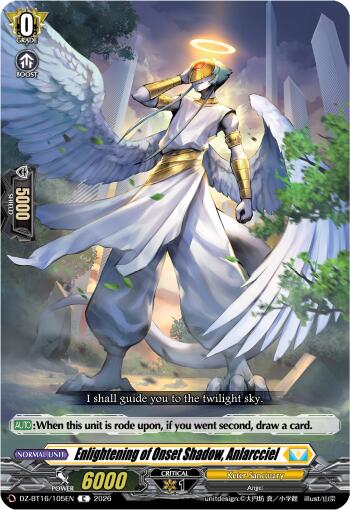 Enlightening of Onset Shadow, Anlarcciel (DZ-BT16/105EN) [Parallactic Dawn]