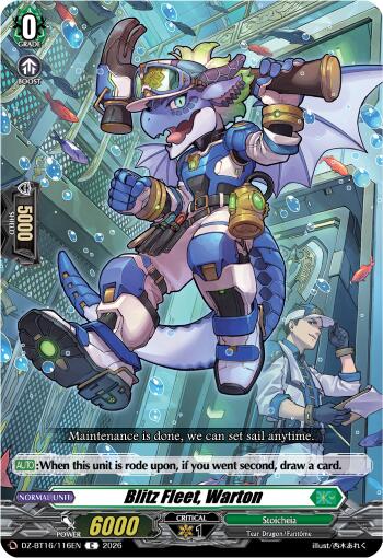 Blitz Fleet, Warton (DZ-BT16/116EN) [Parallactic Dawn]