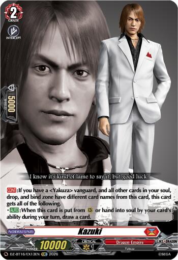 Kazuki (DZ-BT16/EX13EN) [Parallactic Dawn]