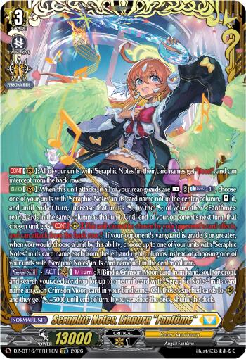 Seraphic Notes, Lianorn "Fantome" (DZ-BT16/FFR11EN) [Parallactic Dawn]