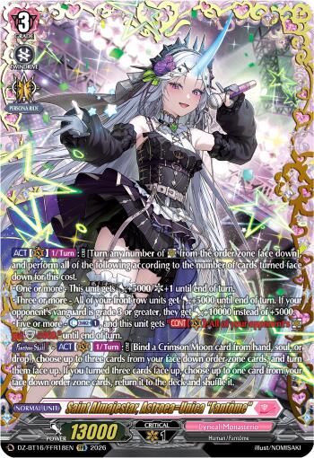 Saint Almajestar, Astroea=Unica "Fantome" (DZ-BT16/FFR18EN) [Parallactic Dawn]